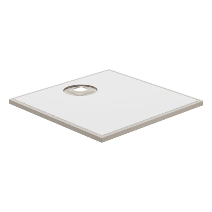 Kaldewei ALUVIA 3255 Duschwanne 100 x 100 cm aus SolidLite, mit Invisible Grip