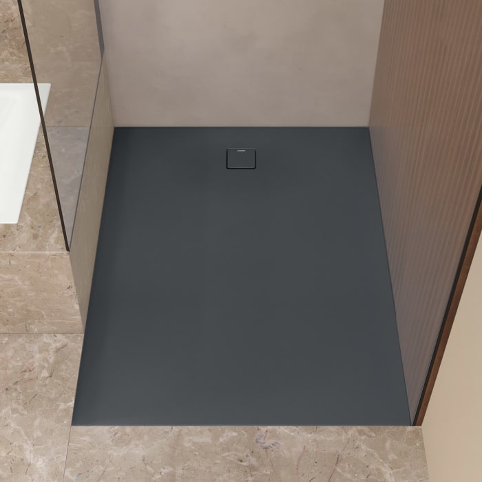 Kaldewei ALUVIA 3256 Duschwanne 100 x 140 cm mit SolidLite und Invisible Grip