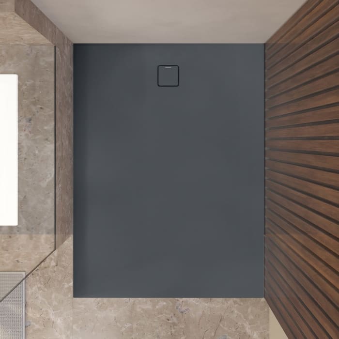 Kaldewei ALUVIA 3256 Duschwanne 100 x 140 cm aus SolidLite, mit Invisible Grip