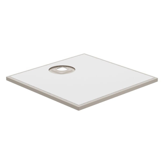 Kaldewei ALUVIA 3257 Duschwanne 80 x 120 cm mit SolidLite und Invisible Grip