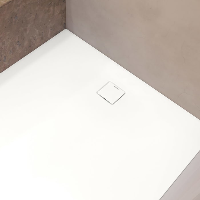 Kaldewei ALUVIA 3258 Duschwanne 80 x 80 cm mit SolidLite und Invisible Grip