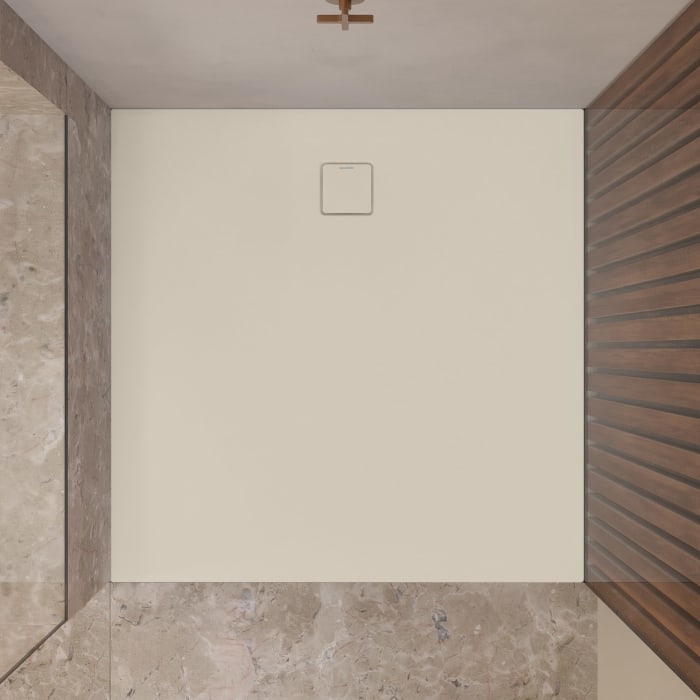 Kaldewei ALUVIA 3258 Duschwanne 80 x 80 cm mit SolidLite und Invisible Grip