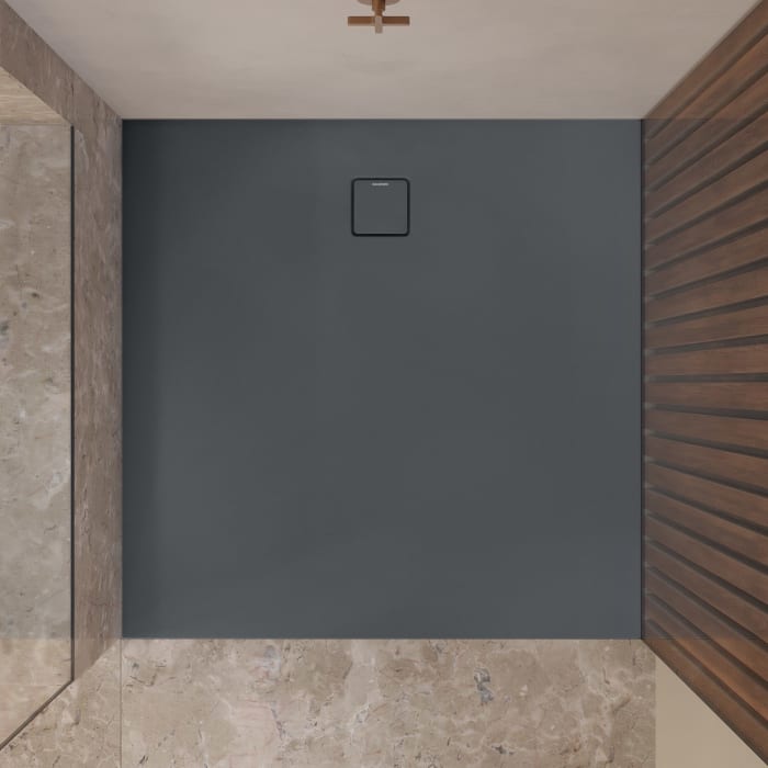 Kaldewei ALUVIA 3258 Duschwanne 80 x 80 cm mit SolidLite und Invisible Grip