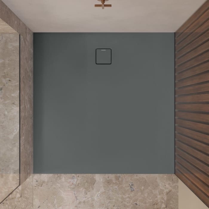 Kaldewei ALUVIA 3258 Duschwanne 80 x 80 cm mit SolidLite und Invisible Grip