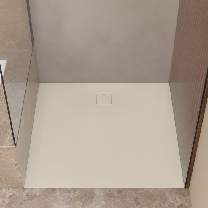 Kaldewei ALUVIA 3258 Duschwanne 80 x 80 cm mit SolidLite und Invisible Grip