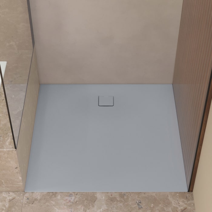 Kaldewei ALUVIA 3258 Duschwanne 80 x 80 cm mit SolidLite und Invisible Grip