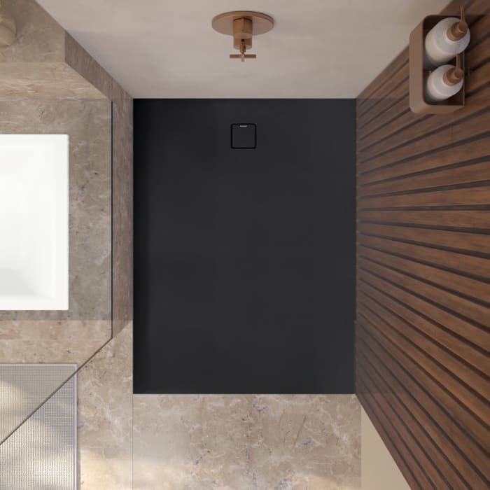 Kaldewei ALUVIA 3260 Duschwanne 90 x 120 cm mit SolidLite und Invisible Grip