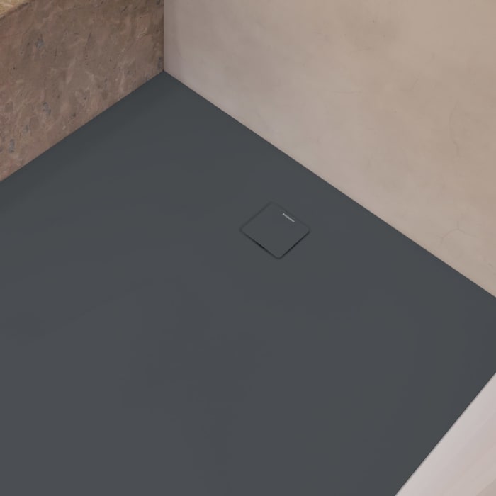 Kaldewei ALUVIA 3261 Duschwanne 90 x 100 cm mit SolidLite und Invisible Grip