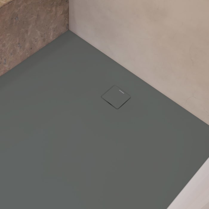 Kaldewei ALUVIA 3261 Duschwanne 90 x 100 cm mit SolidLite und Invisible Grip