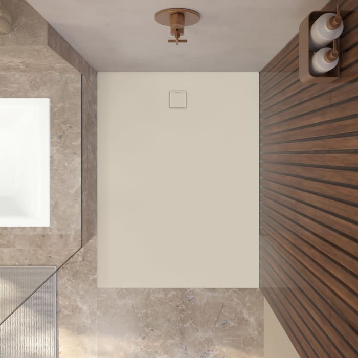 Kaldewei ALUVIA 3261 Duschwanne 90 x 100 cm mit SolidLite und Invisible Grip