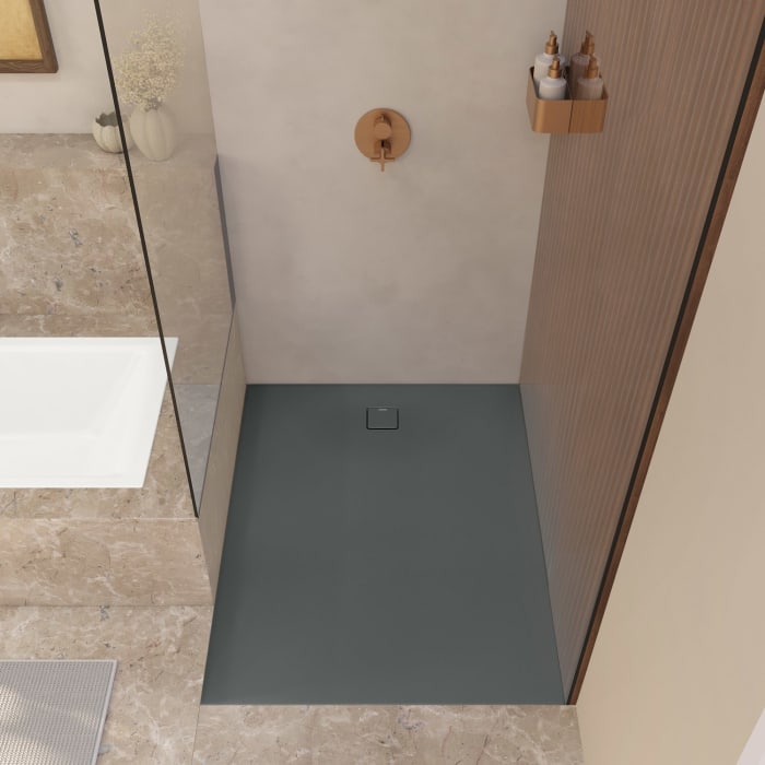 Kaldewei ALUVIA 3262 Duschwanne 80 x 140 cm mit SolidLite und Invisible Grip