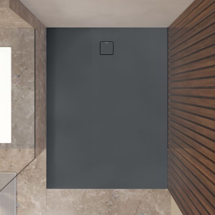 Kaldewei ALUVIA 3263 Duschwanne 100 x 120 cm mit SolidLite und Invisible Grip