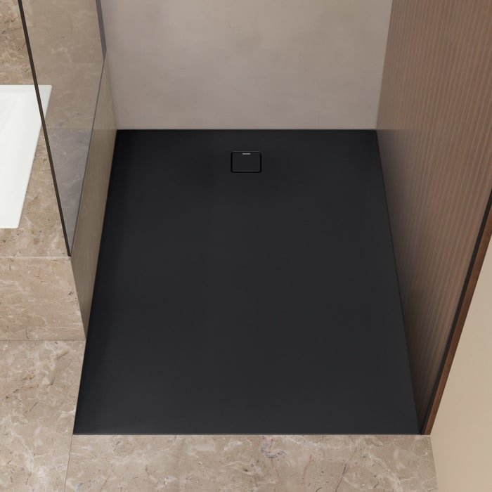 Kaldewei ALUVIA 3263 Duschwanne 100 x 120 cm mit SolidLite und Invisible Grip