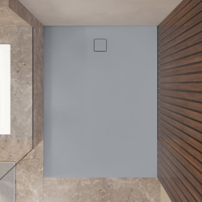 Kaldewei ALUVIA 3263 Duschwanne 100 x 120 cm aus SolidLite, mit Invisible Grip