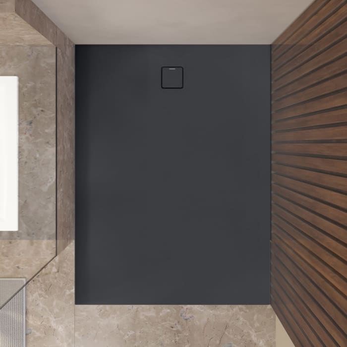Kaldewei ALUVIA 3263 Duschwanne 100 x 120 cm aus SolidLite, mit Invisible Grip