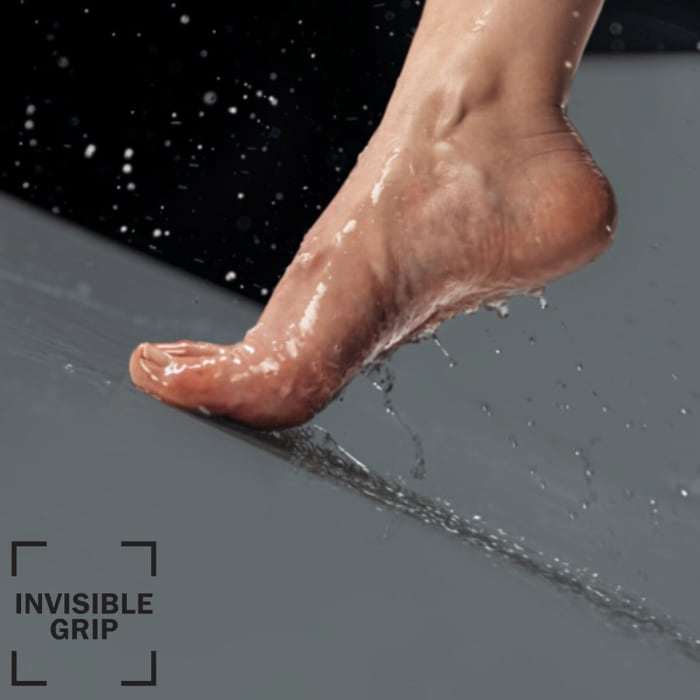 Kaldewei ALUVIA 3263 Duschwanne 100 x 120 cm aus SolidLite, mit Invisible Grip