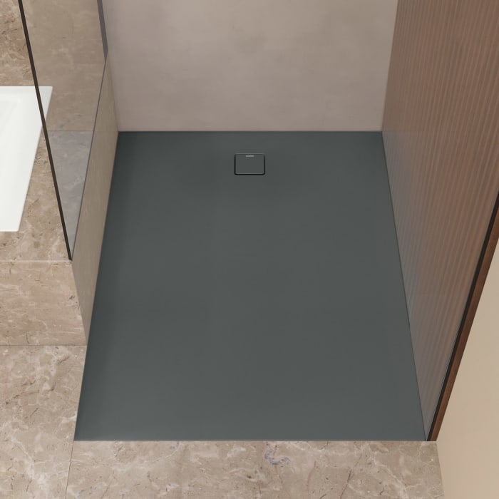 Kaldewei ALUVIA 3264 Duschwanne 90 x 140 cm mit SolidLite und Invisible Grip