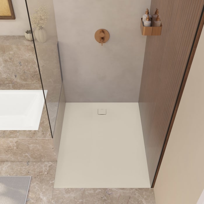 Kaldewei ALUVIA 3265 Duschwanne 90 x 160 cm mit SolidLite und Invisible Grip