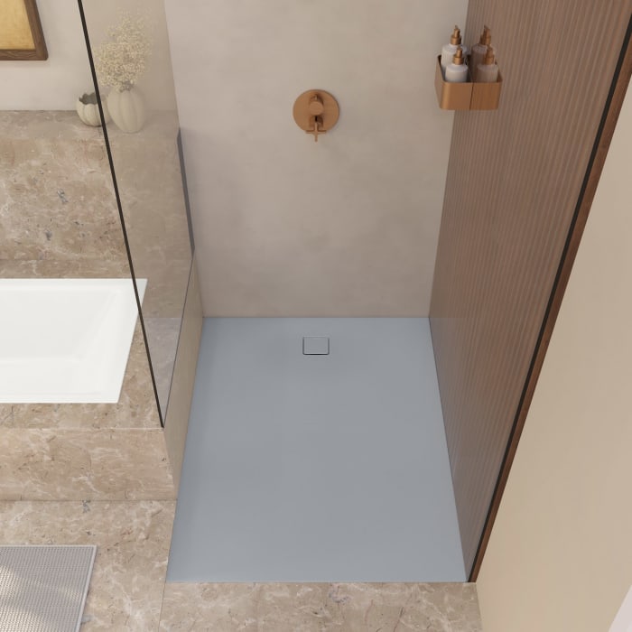 Kaldewei ALUVIA 3265 Duschwanne 90 x 160 cm mit SolidLite und Invisible Grip