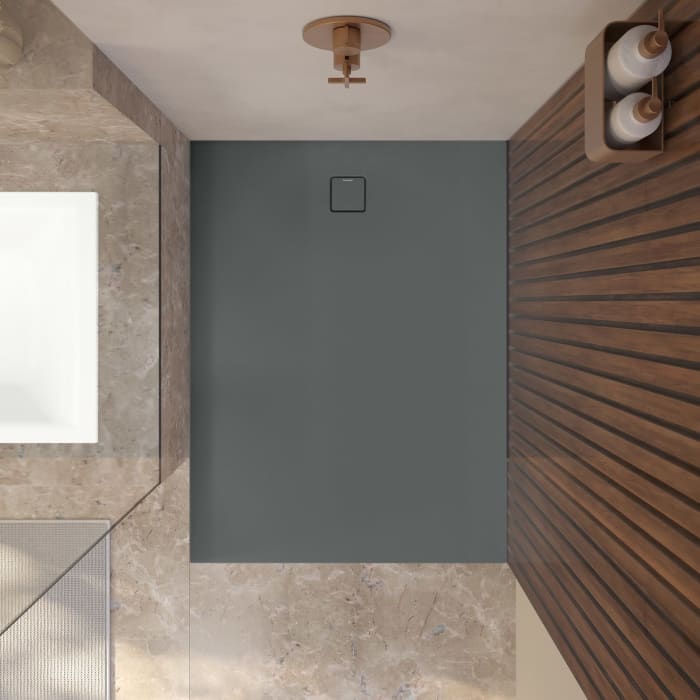 Kaldewei ALUVIA 3266 Duschwanne 100 x 150 cm mit SolidLite und Invisible Grip