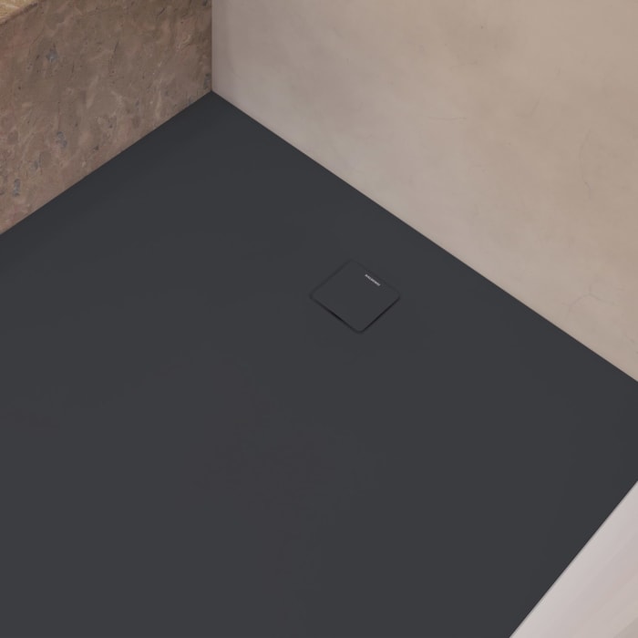 Kaldewei ALUVIA 3267 Duschwanne 100 x 160 cm aus SolidLite, mit Invisible Grip