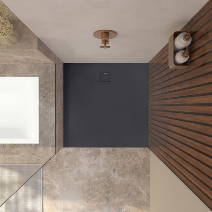 Kaldewei ALUVIA 3268 Duschwanne 120 x 120 cm mit SolidLite und Invisible Grip