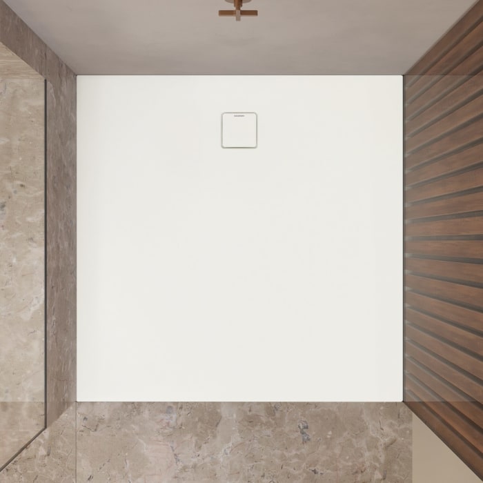 Kaldewei ALUVIA 3268 Duschwanne 120 x 120 cm mit SolidLite und Invisible Grip