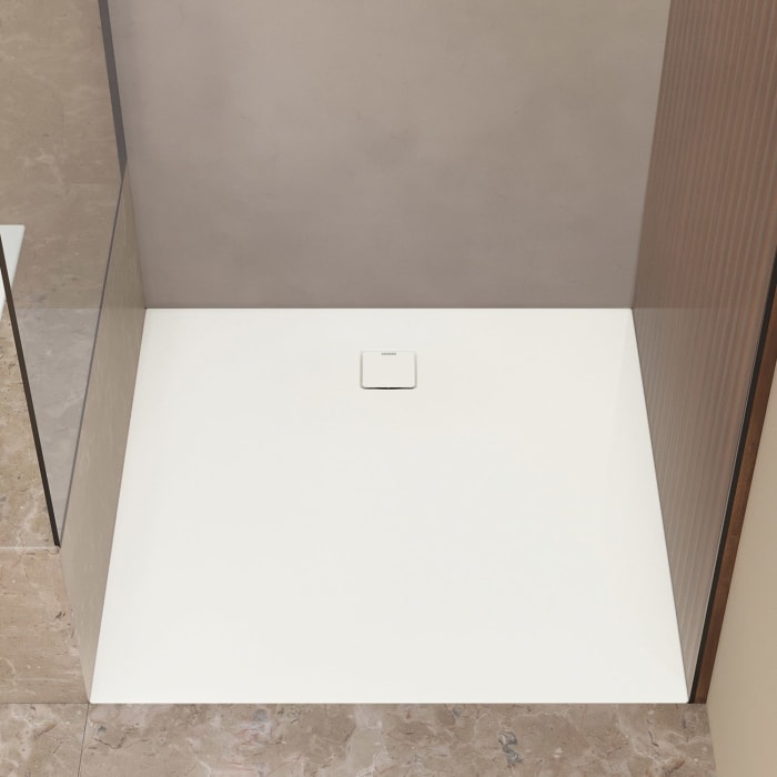 Kaldewei ALUVIA 3268 Duschwanne 120 x 120 cm mit SolidLite und Invisible Grip