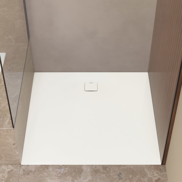 Kaldewei ALUVIA 3268 Duschwanne 120 x 120 cm mit SolidLite und Invisible Grip