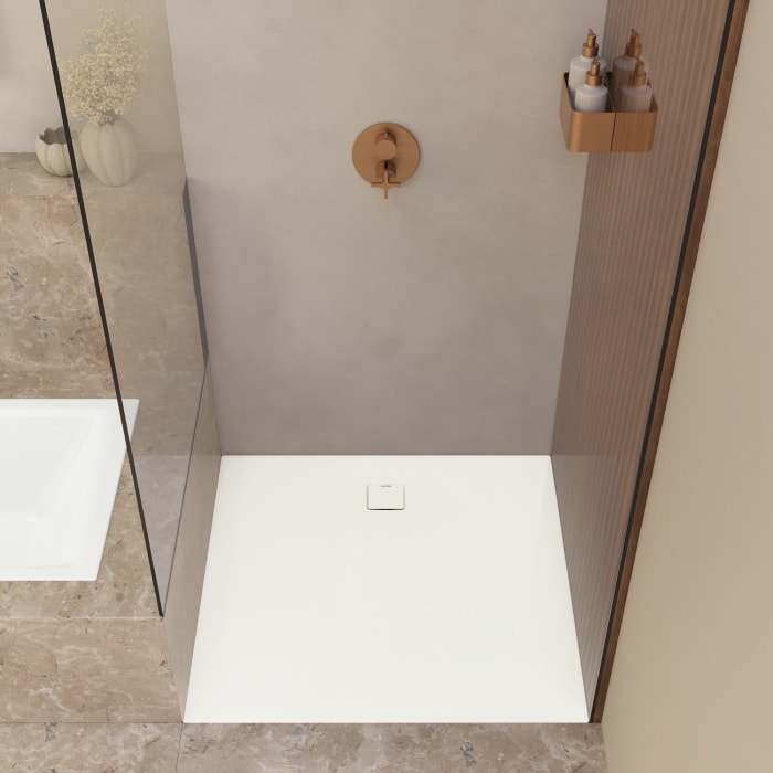 Kaldewei ALUVIA 3268 Duschwanne 120 x 120 cm mit SolidLite und Invisible Grip