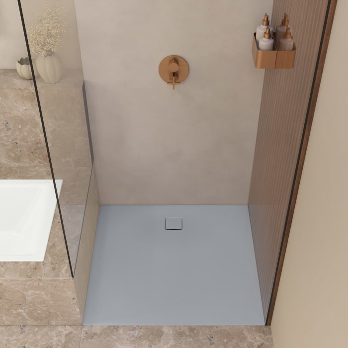 Kaldewei ALUVIA 3268 Duschwanne 120 x 120 cm mit SolidLite und Invisible Grip