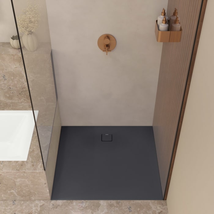 Kaldewei ALUVIA 3268 Duschwanne 120 x 120 cm mit SolidLite und Invisible Grip