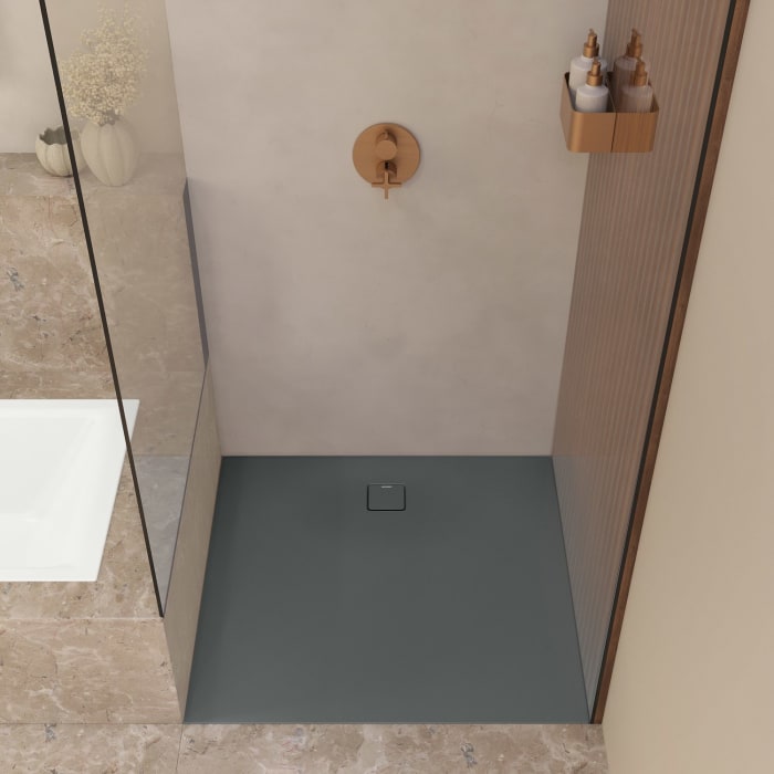 Kaldewei ALUVIA 3268 Duschwanne 120 x 120 cm mit SolidLite und Invisible Grip