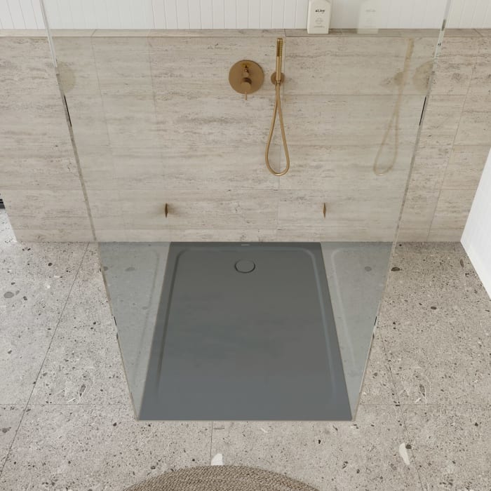 Kaldewei CAYONOPLAN 2225-5 Duschwanne 90 x 130 cm, mit Secure Plus, inkl. Wannenträger extraflach