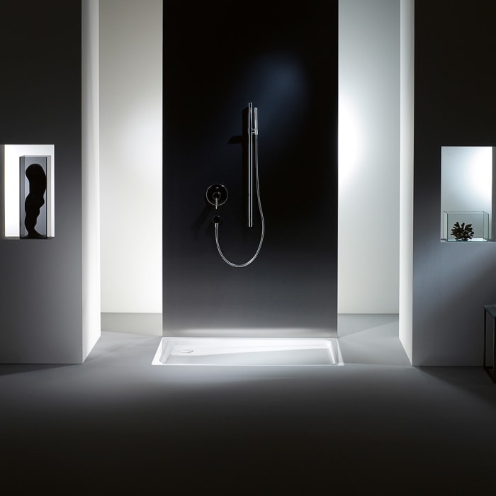 Kaldewei Duschplan 555-1 Duschwanne 80 x 120 x 6,5 cm mit Antislip