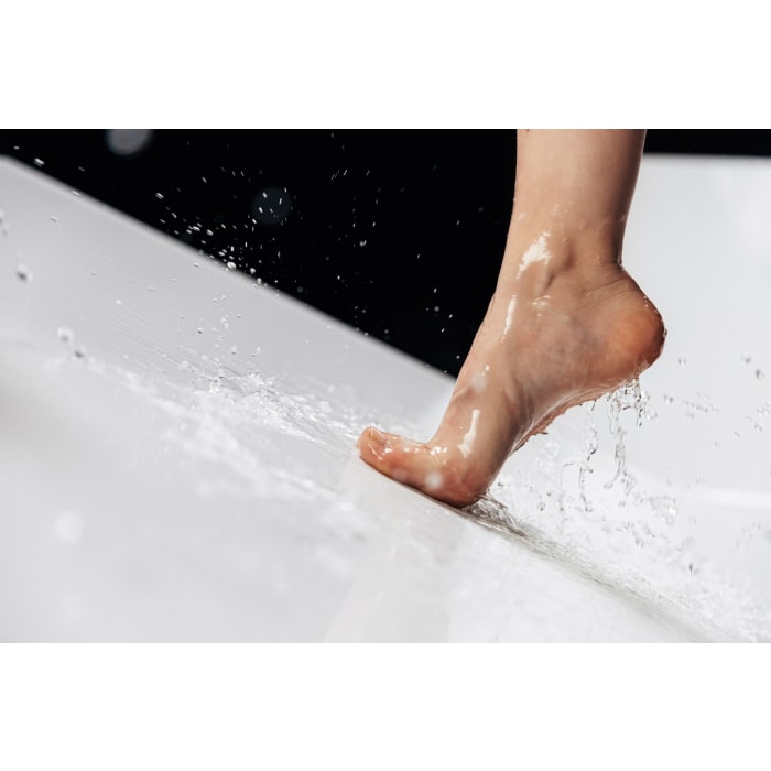 Kaldewei NEXSYS 2618 Duschfläche mit Ablaufrinne 90 x 120 cm, mit Invisible Grip