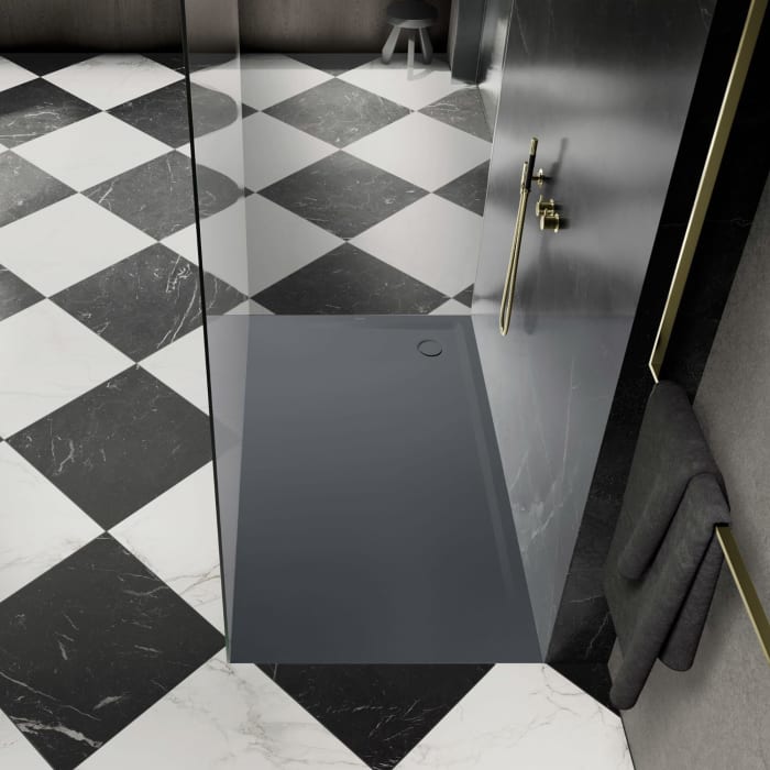 Kaldewei SUPERPLAN 1827-5 Duschwanne 70 x 150 cm mit Secure Plus, inkl. Wannenträger extraflach