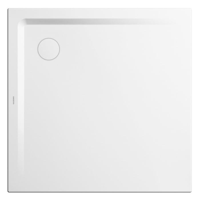 Kaldewei SUPERPLAN 1831-2 Duschwanne 80 x 80 cm mit Invisible Grip, inkl. Wannenträger