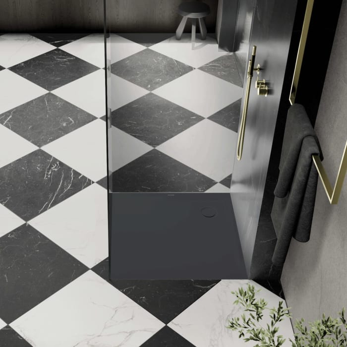 Kaldewei SUPERPLAN 1848-2 Duschwanne 90 x 90 cm, inkl. Wannenträger