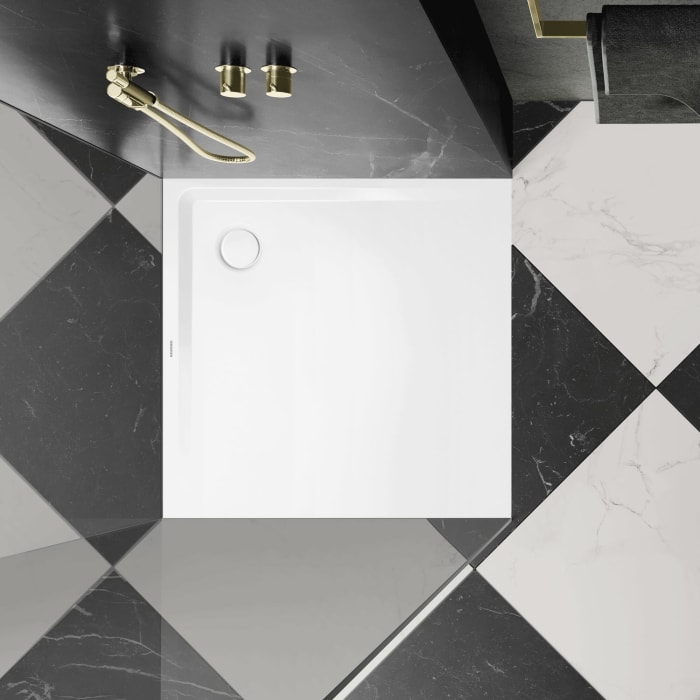 Kaldewei SUPERPLAN 1848-1 Duschwanne 90 x 90 cm, mit Invisible Grip