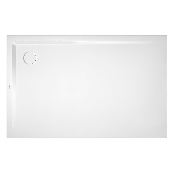 Kaldewei SUPERPLAN 1834-5 Duschwanne 75 x 100 cm, inkl. Wannenträger extraflach