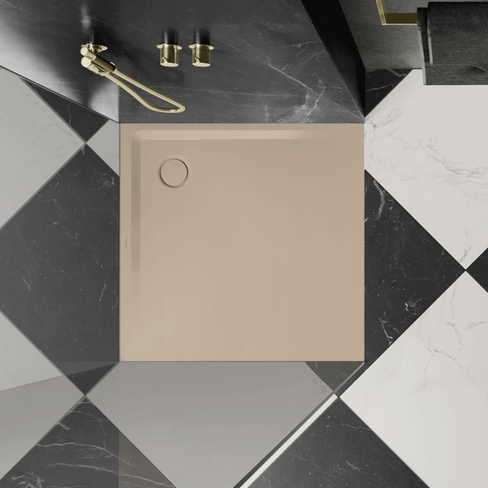 Kaldewei SUPERPLAN 1831-5 Duschwanne 80 x 80 cm, inkl. Wannenträger extraflach