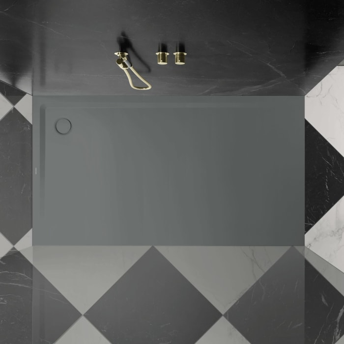 Kaldewei SUPERPLAN 1845-5 Duschwanne 80 x 160 cm, inkl. Wannenträger extraflach