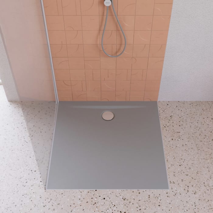 Kaldewei SUPERPLAN ZERO 1524-1 Duschwanne 90 x 90 cm mit Perl-Effekt