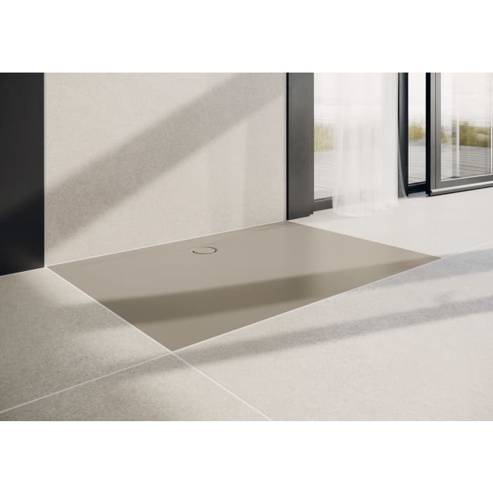 Kaldewei SUPERPLAN ZERO 1542-1 Duschwanne 90 x 110 cm mit Perl-Effekt