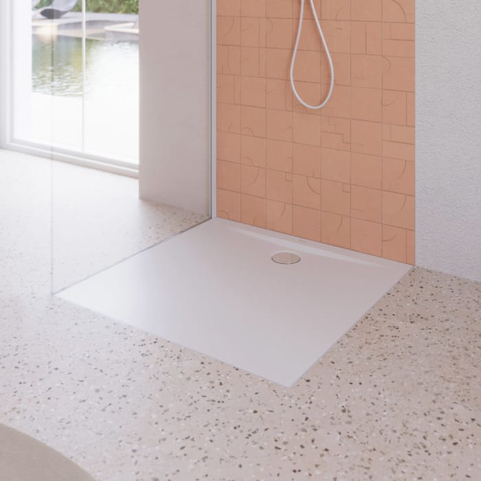 Kaldewei SUPERPLAN ZERO 1560-1 Duschwanne 120 x 120 cm mit Perl-Effekt