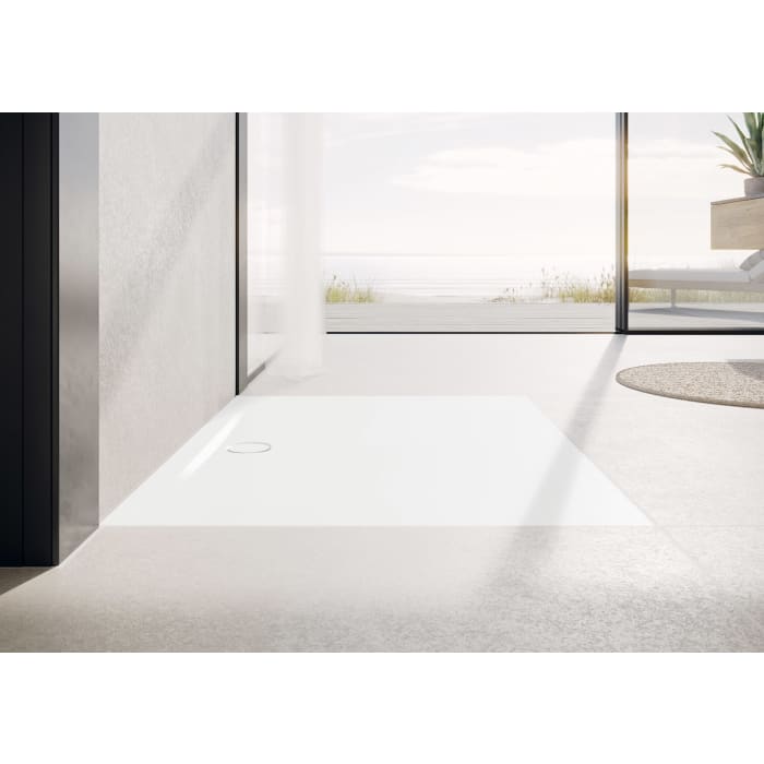 Kaldewei SUPERPLAN ZERO 1576-1 Duschwanne 80 x 140 cm mit Secure Plus