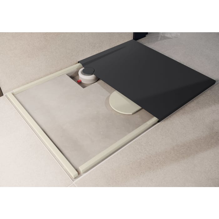 Kaldewei SUPERPLAN ZERO 1582-5 Duschwanne 70 x 150 cm mit Secure Plus, inkl. Wannenträger extraflach