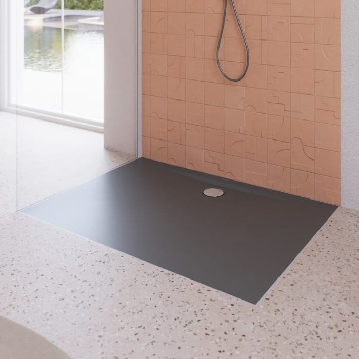 Kaldewei SUPERPLAN ZERO 1606-5 Duschwanne 75 x 170 cm mit Secure Plus, inkl. Wannenträger extraflach