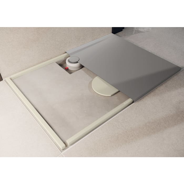 Kaldewei SUPERPLAN ZERO 1614-5 Duschwanne 80 x 180 cm mit Secure Plus, inkl. Wannenträger extraflach